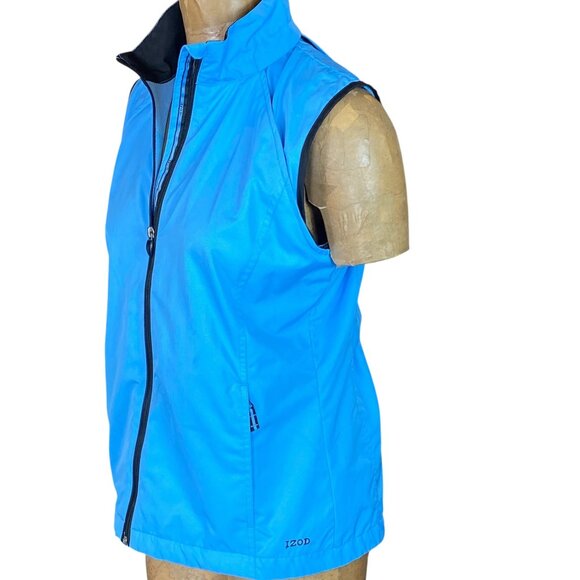 IZOD Zip Vest Women's S/M Blue #242M - Picture 4 of 7